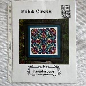Ink Circles Kaleidoscope Cross Stitch Pattern Graph Booklet 2006